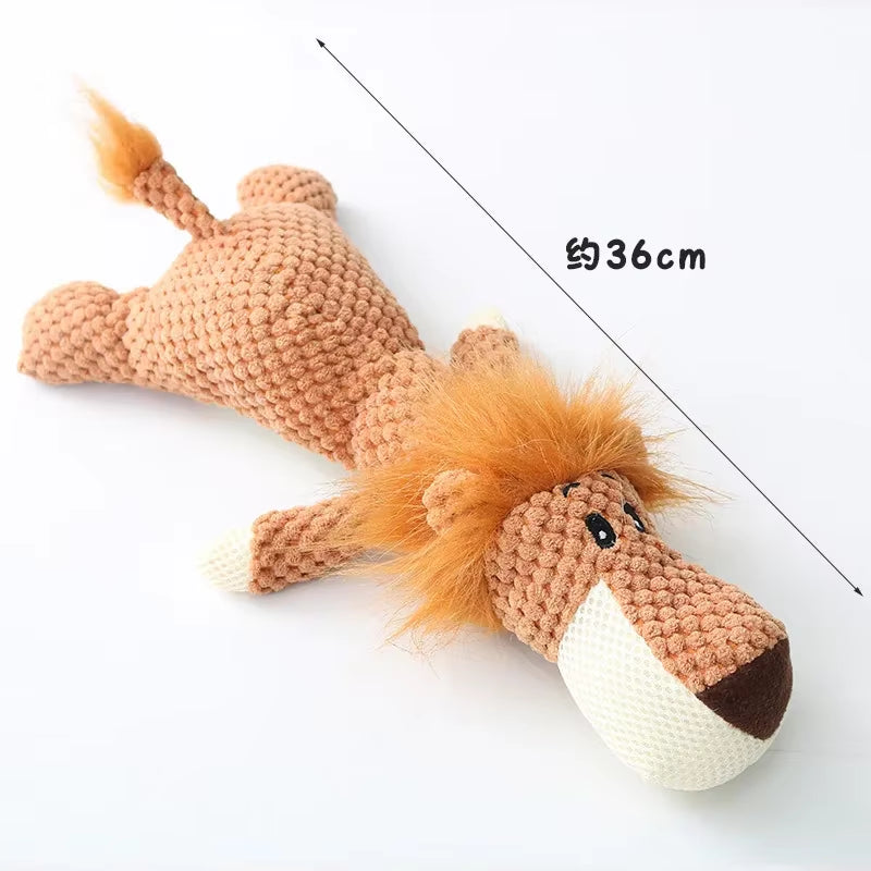 Squeaky Animal Plush Toys – Fun, Teething & Tooth-Cleaning in One